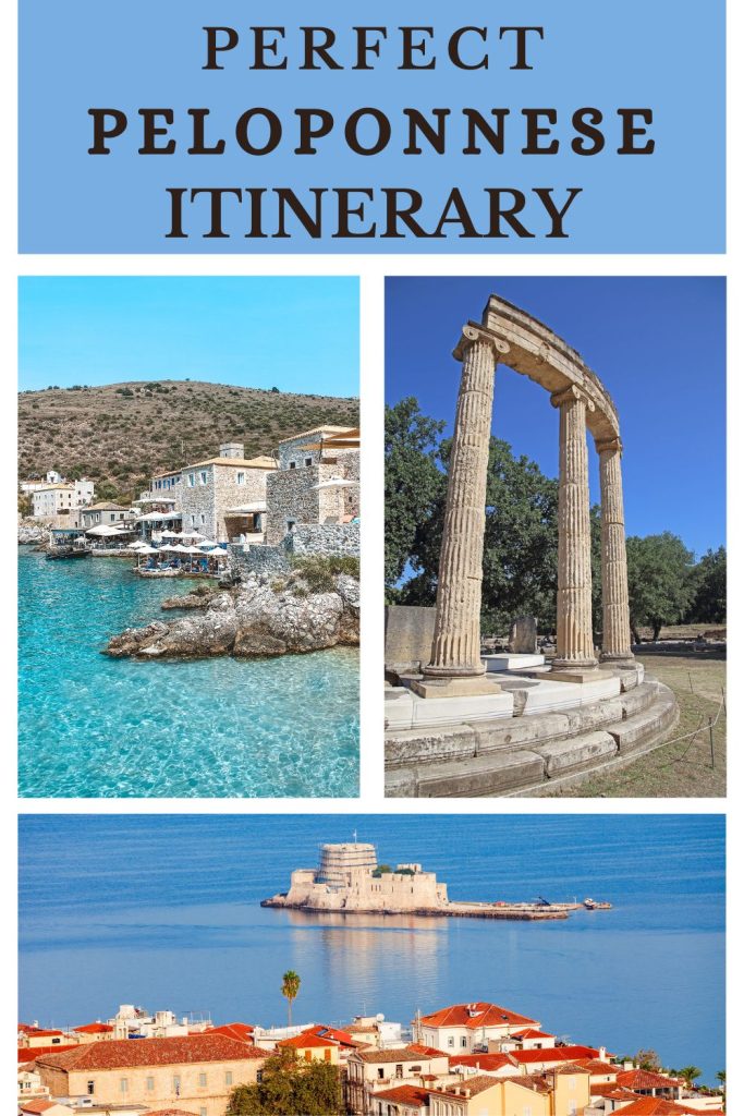 Planning a road trip to Peloponnese? Find here a detailed Peloponnese Road Trip Itinerary for 10 to 12 days by a local.