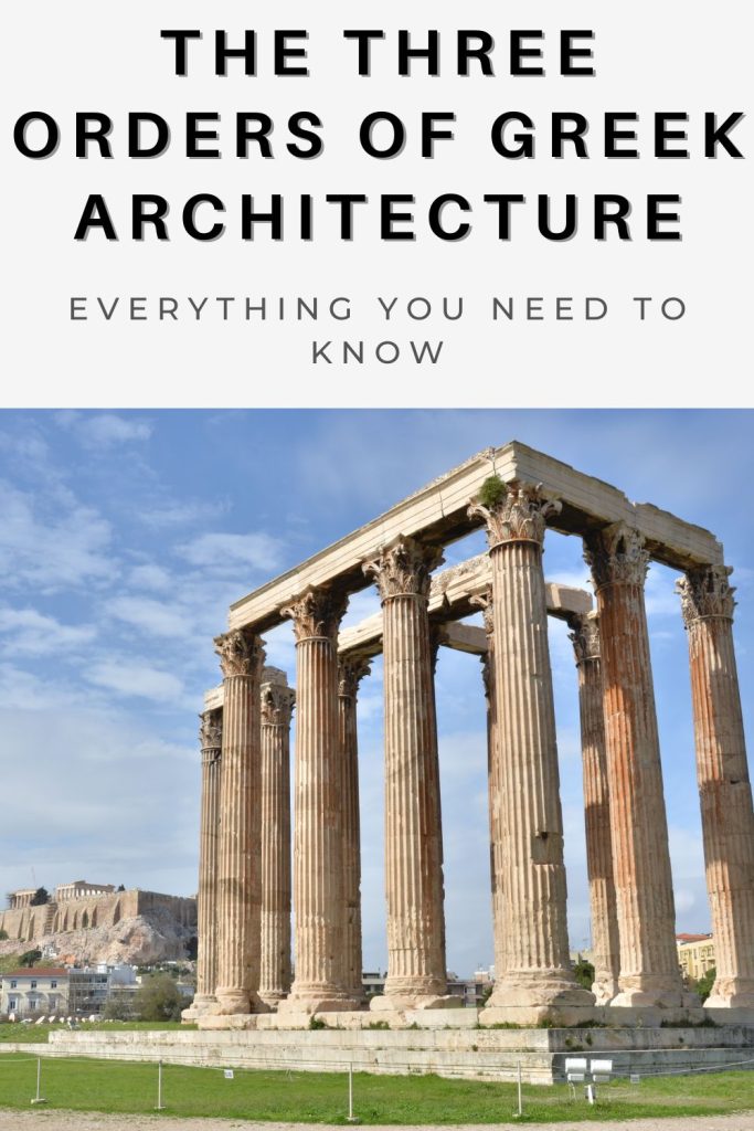 Interested in the Three Orders of Greek Architecture? Find here about the 3 types of Greek columns, Doric, Ionian, Corinthian